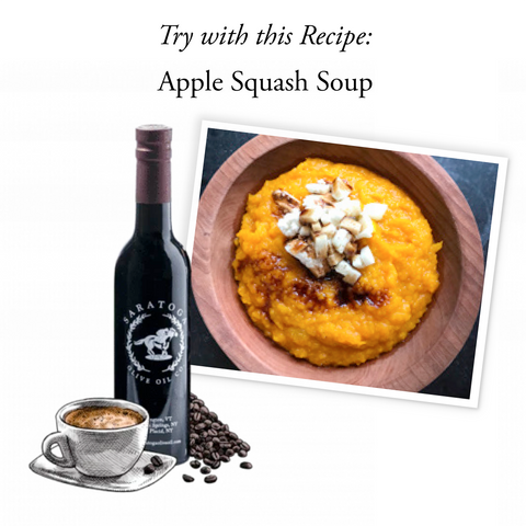 espresso balsamic vinegar recipe suggestion apple squash soup