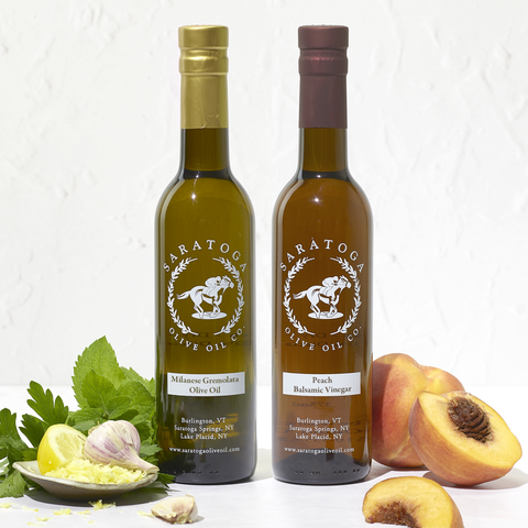 Peach Balsamic & Milanese Gremolata Olive Oil