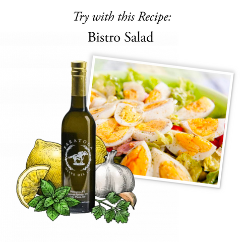 bistro salad recipe with milanese gremolata olive oil