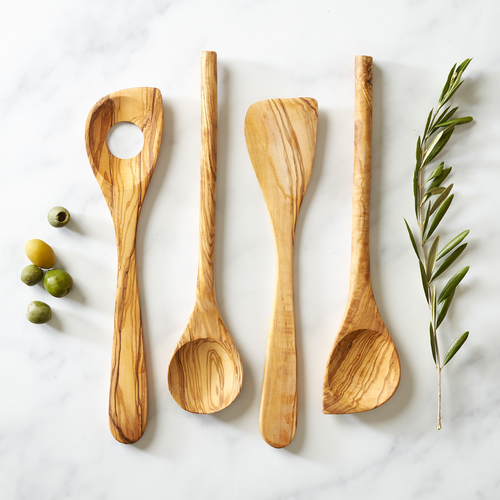 Handmade Olive Wood Ladle For Soup & Cooking - Forest Decor