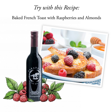 raspberry balsamic vinegar recipe suggestion baked french toast with raspberries and almonds