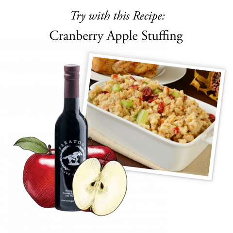 red apple balsamic vinegar recipe suggestion cranberry apple stuffing