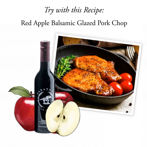 red apple balsamic vinegar recipe suggestion red apple balsamic glazed pork chop