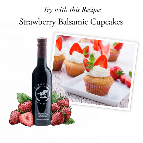 strawberry balsamic vinegar recipe suggestion strawberry balsamic cupcakes