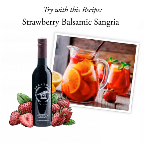 strawberry balsamic vinegar recipe suggestion strawberry balsamic sangria 
