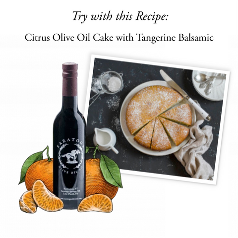 tangerine balsamic vinegar recipe suggestion citrus olive oil cake with tangerine balsamic 