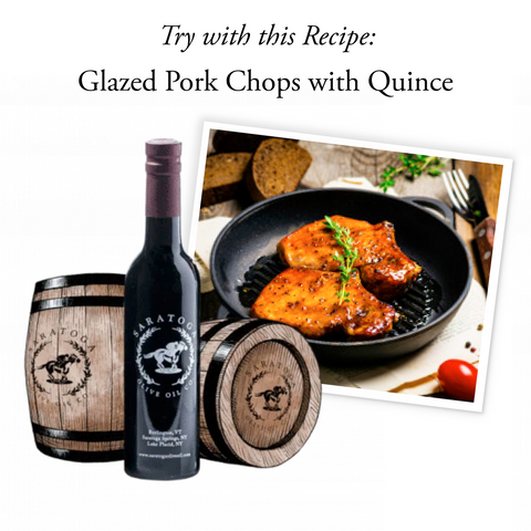 vermont balsamic vinegar recipe suggestion glazed pork chops with quince
