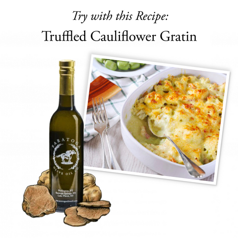 cauliflower gratin recipe with white truffle oil
