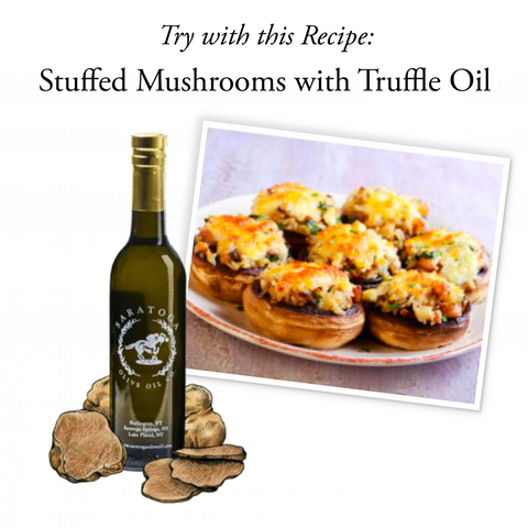 stuffed mushrooms recipe with truffle oil